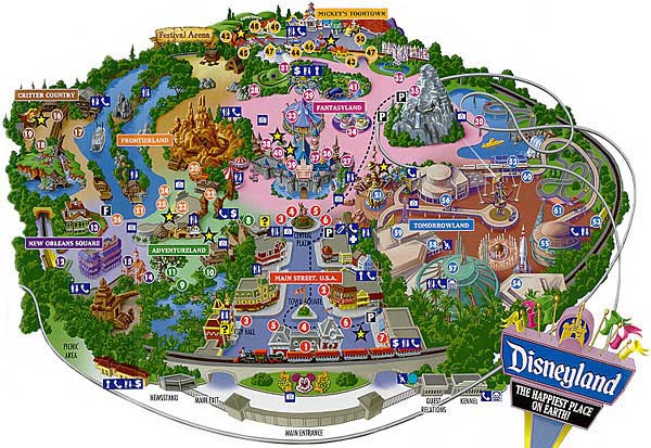 disneyland california map 2010. are going to Disneyland on